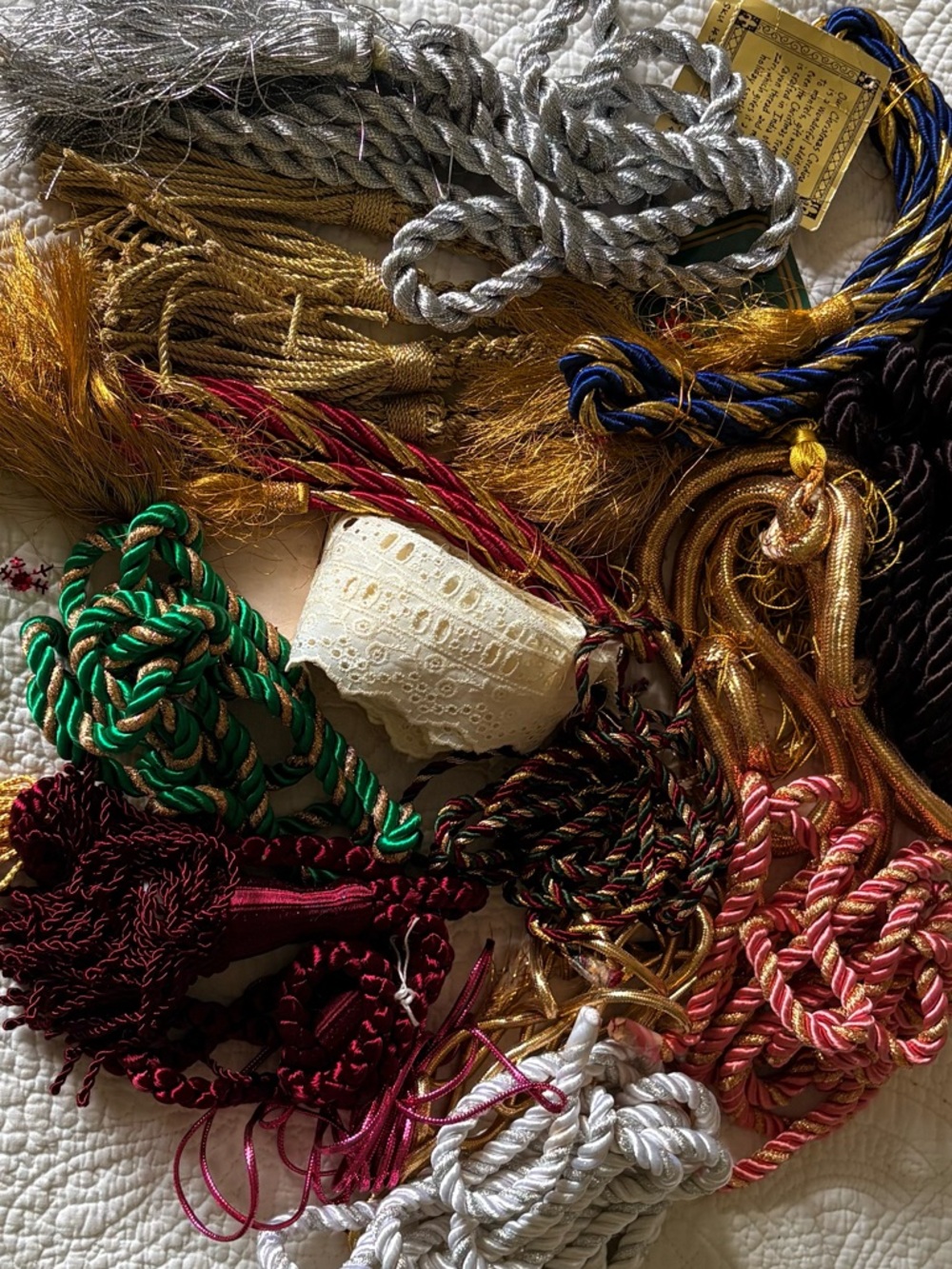 Decorative Tassel and Rope Trim Bundle - Multicolor❣️